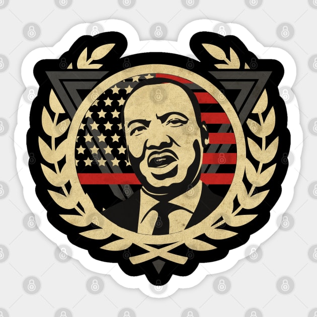 Luther King Sticker by CTShirts